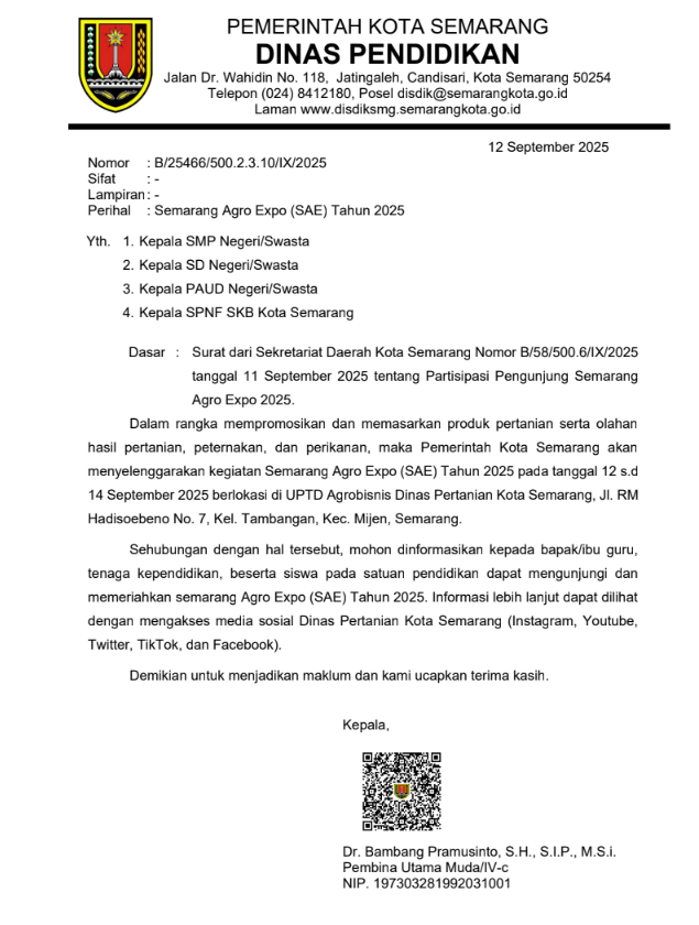 Semarang Agro Expo (SAE) Tahun 2025
